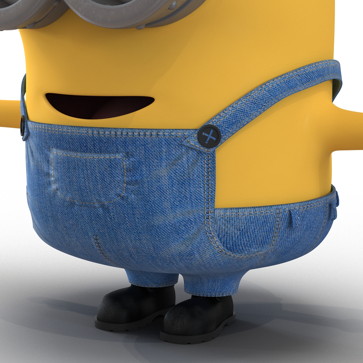 3D Short Two Eyed Minion