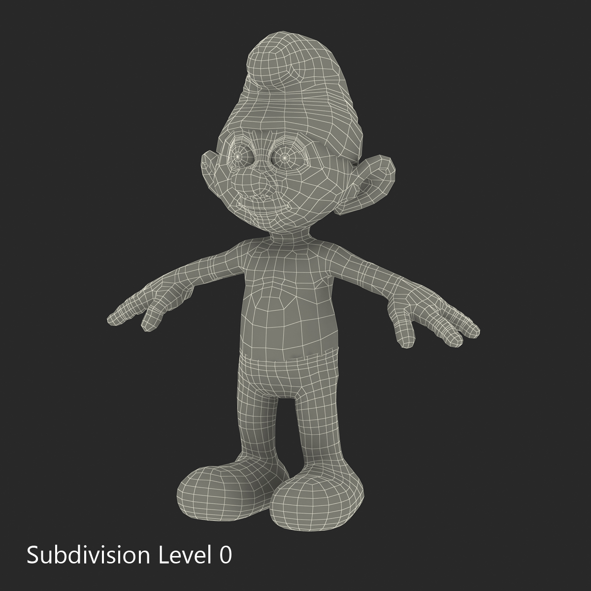 Smurf 3D model