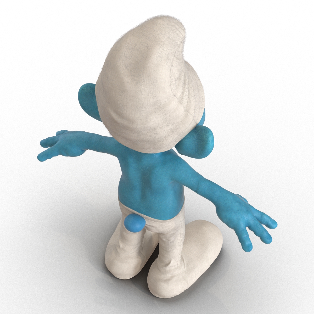 Smurf with Fur 3D model