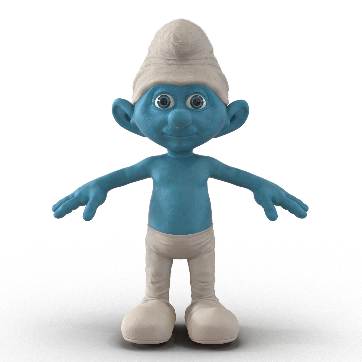 Smurf with Fur 3D model