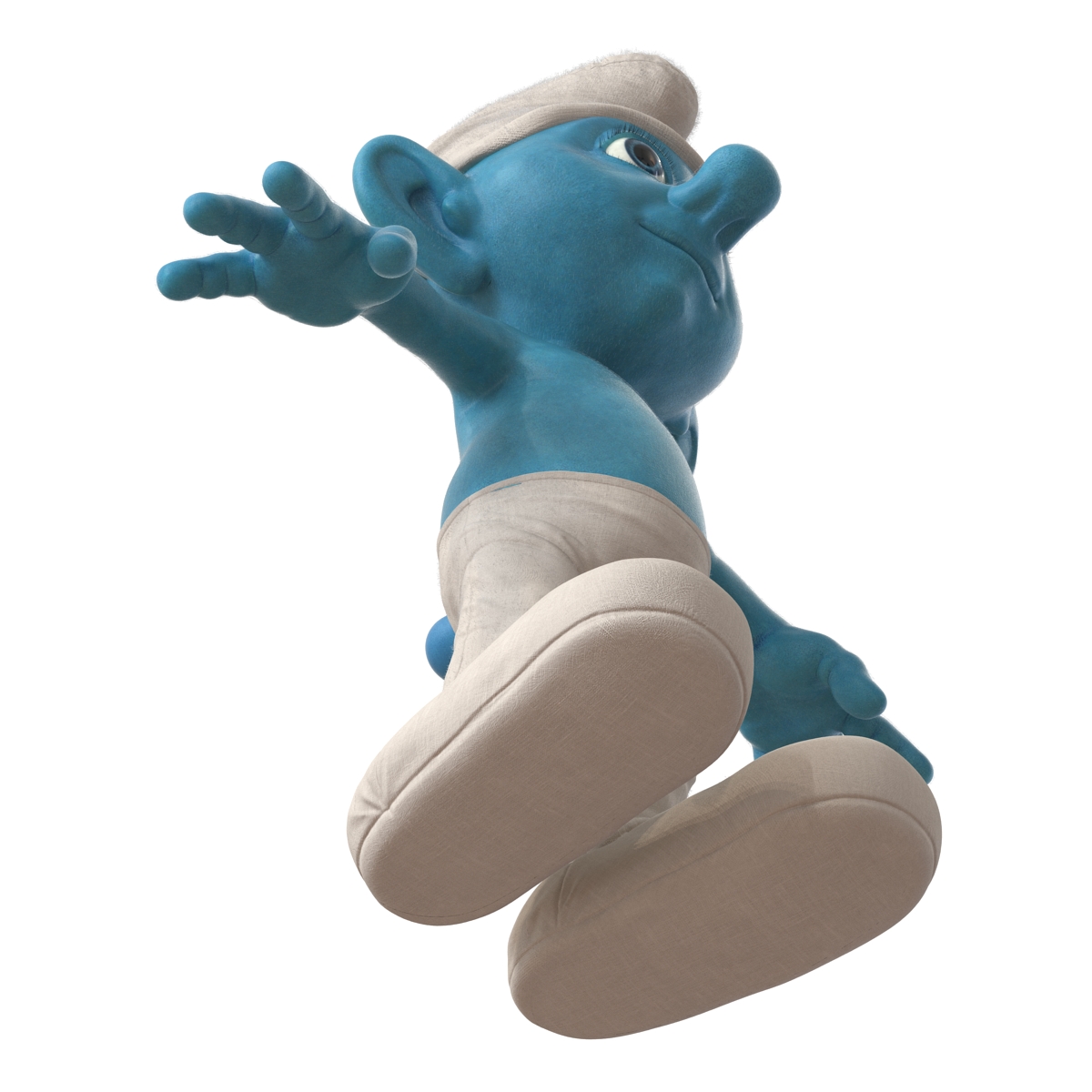 Smurf with Fur 3D model