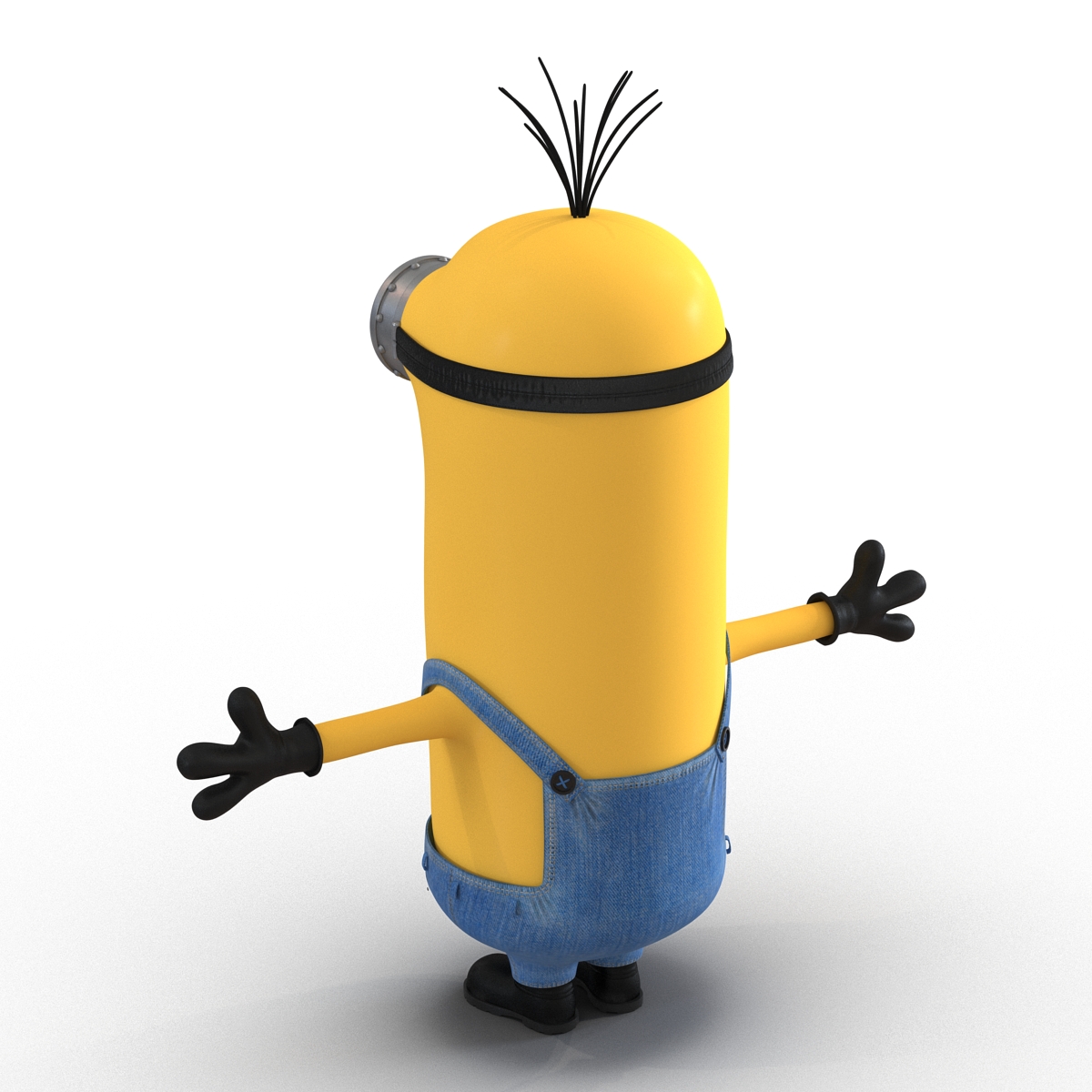 3D model Tall Two Eyed Minion