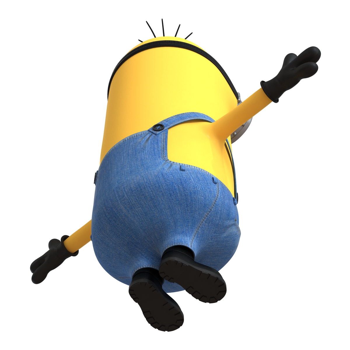 3D model Tall Two Eyed Minion