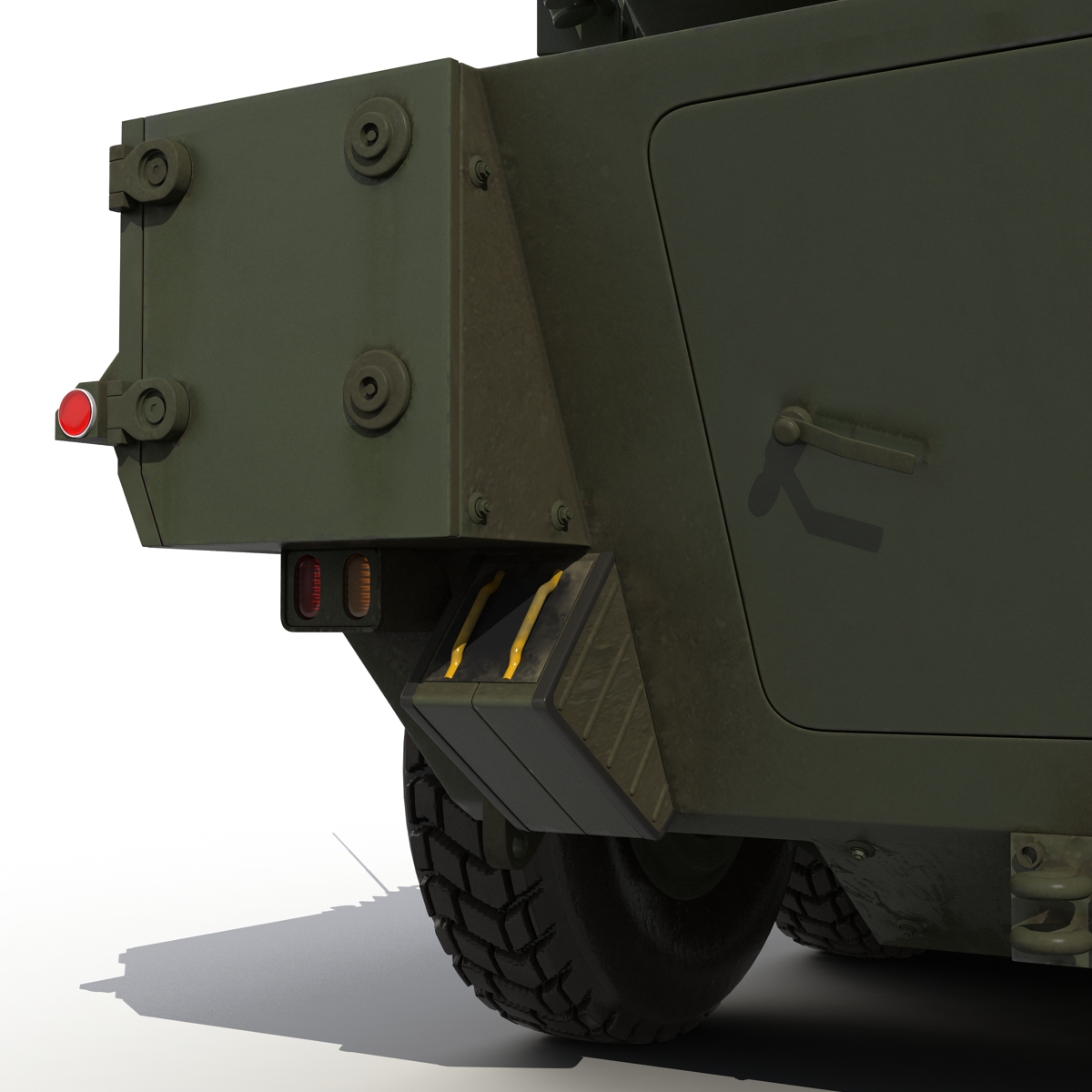 3D Wheeled Tank Destroyer B1 Centauro Rigged