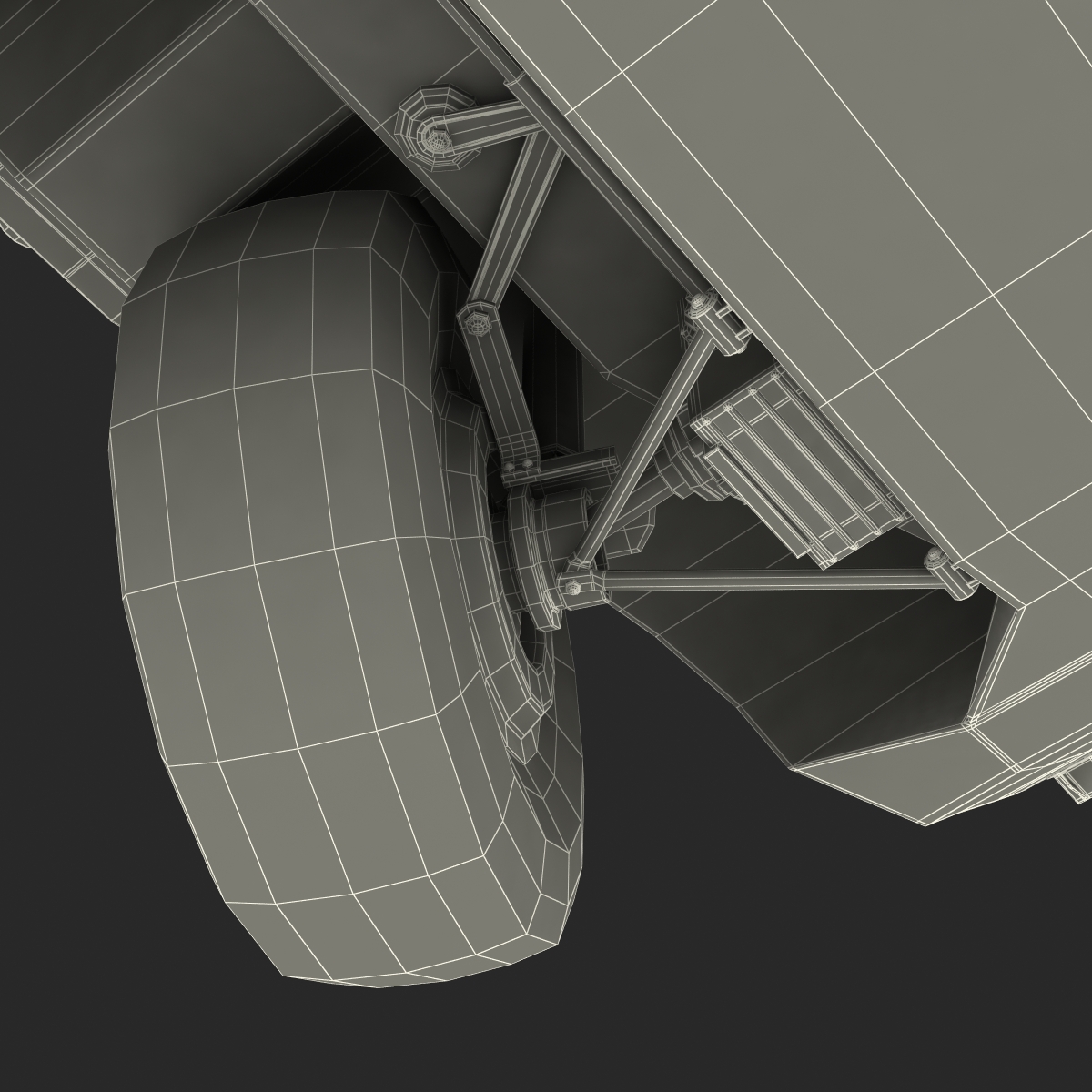 3D Wheeled Tank Destroyer B1 Centauro Rigged