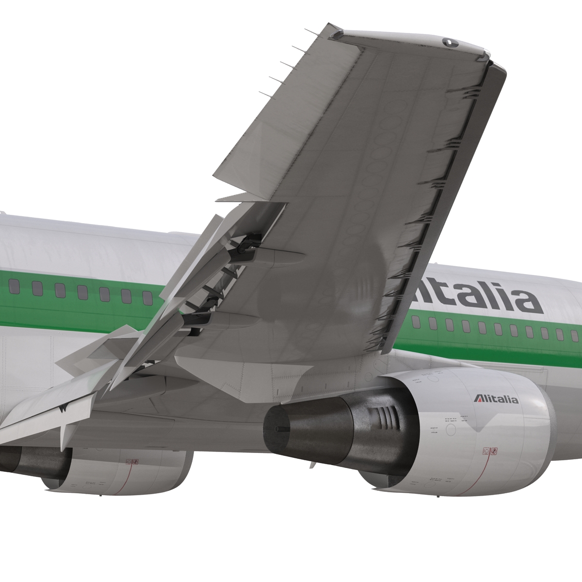 3D model Boeing 767 200 Alitalia Rigged