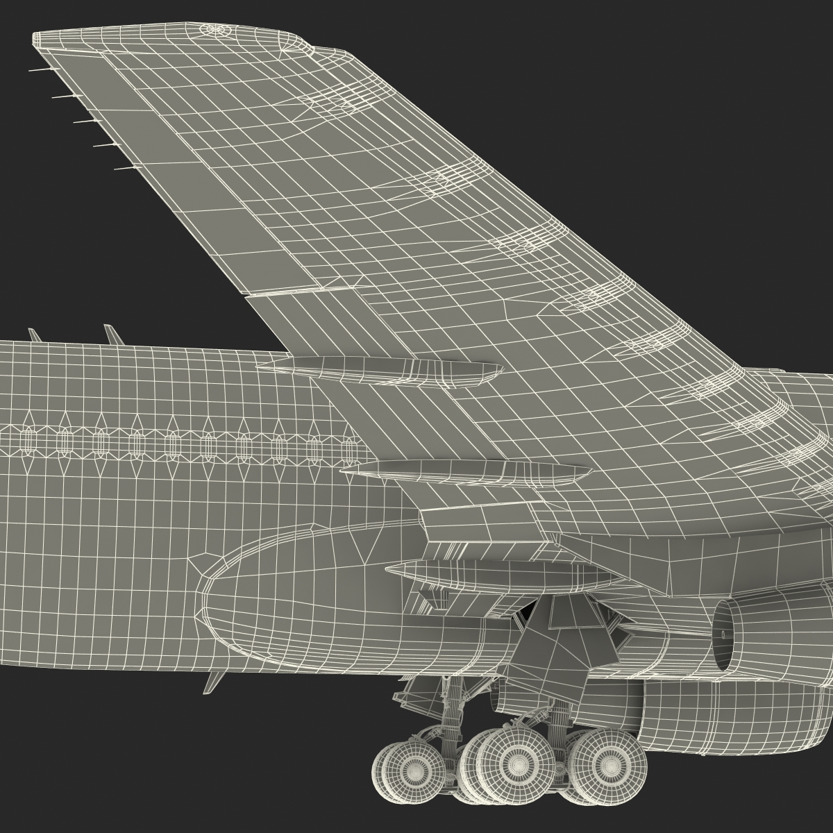 Boeing 767-200 Condor Flugdienst Rigged 3D model