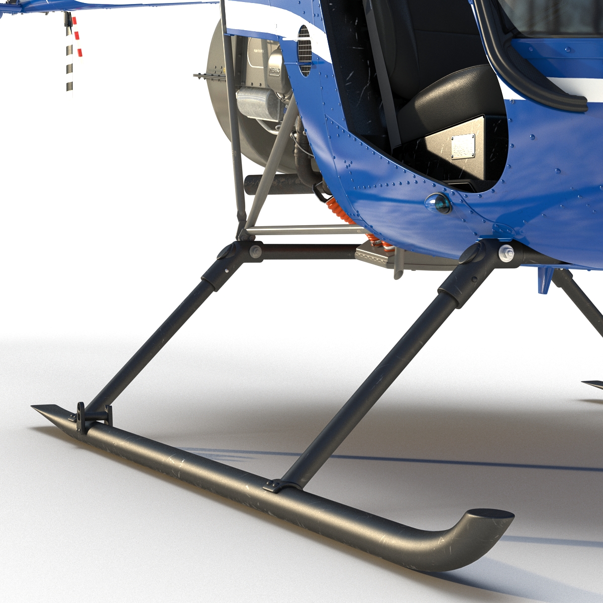 3D Helicopter Robinson R22 model