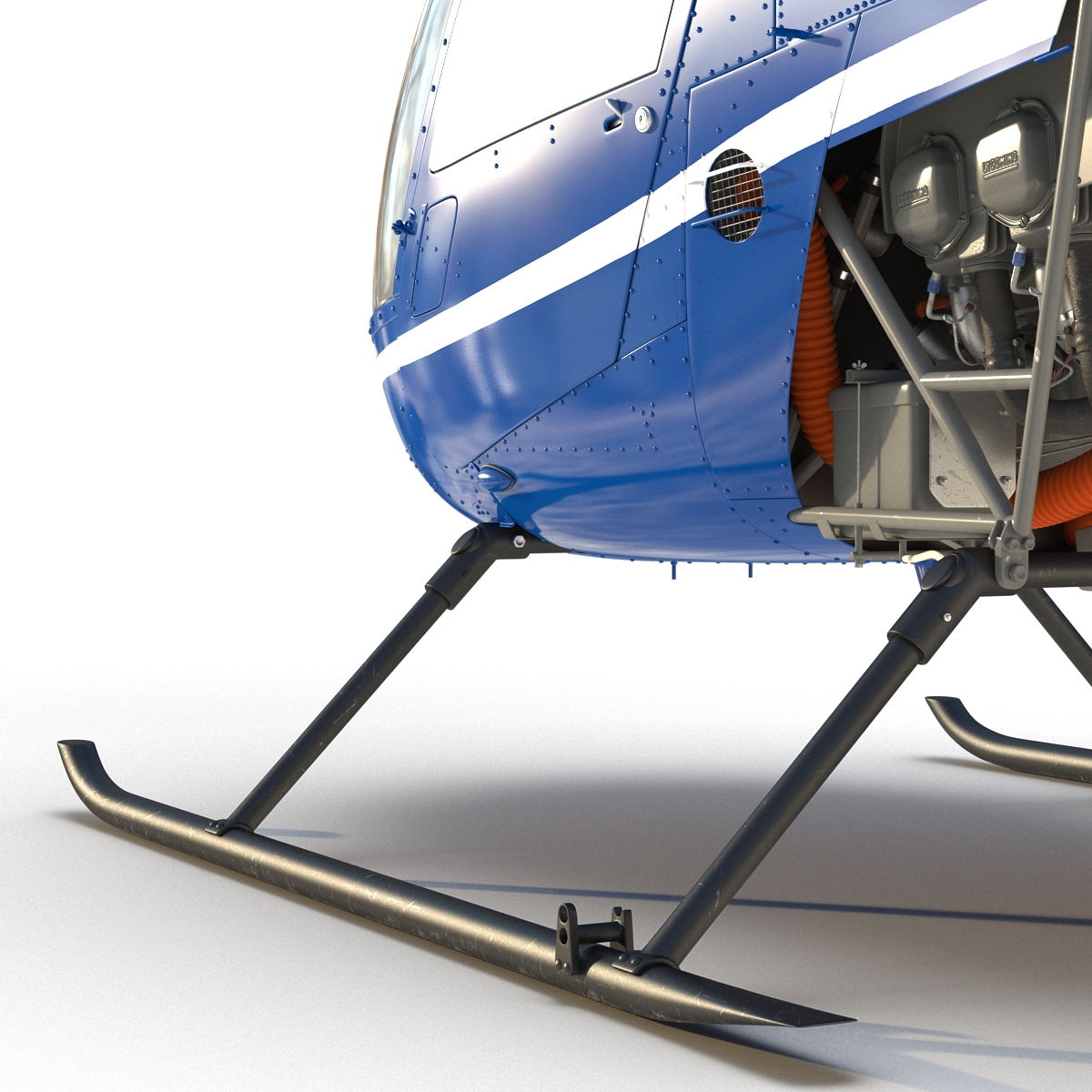 3D Helicopter Robinson R22 model