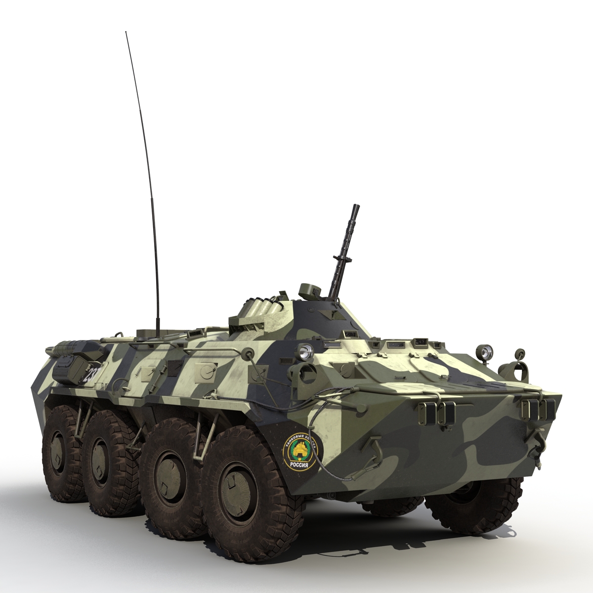 3D model BTR 80