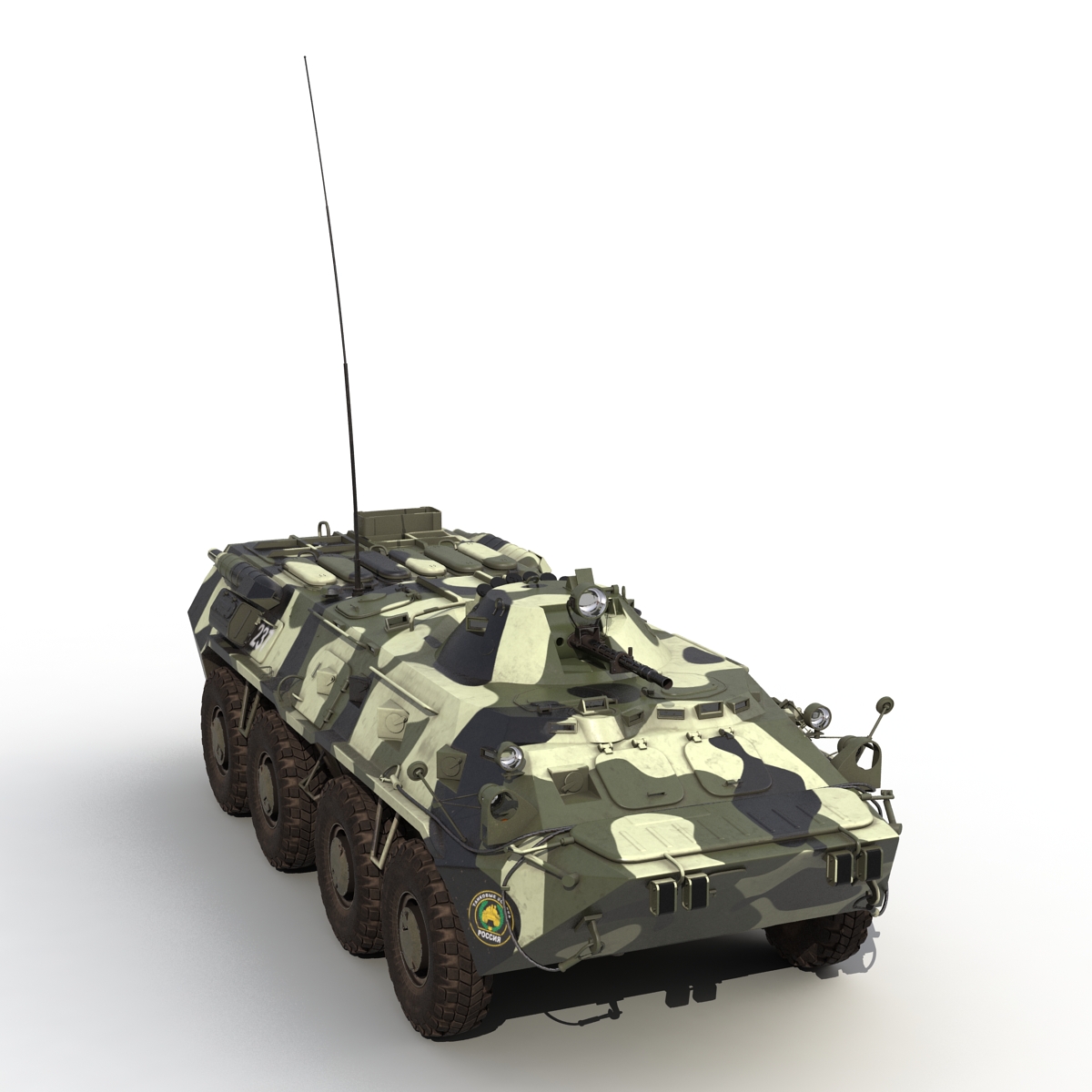 3D model BTR 80