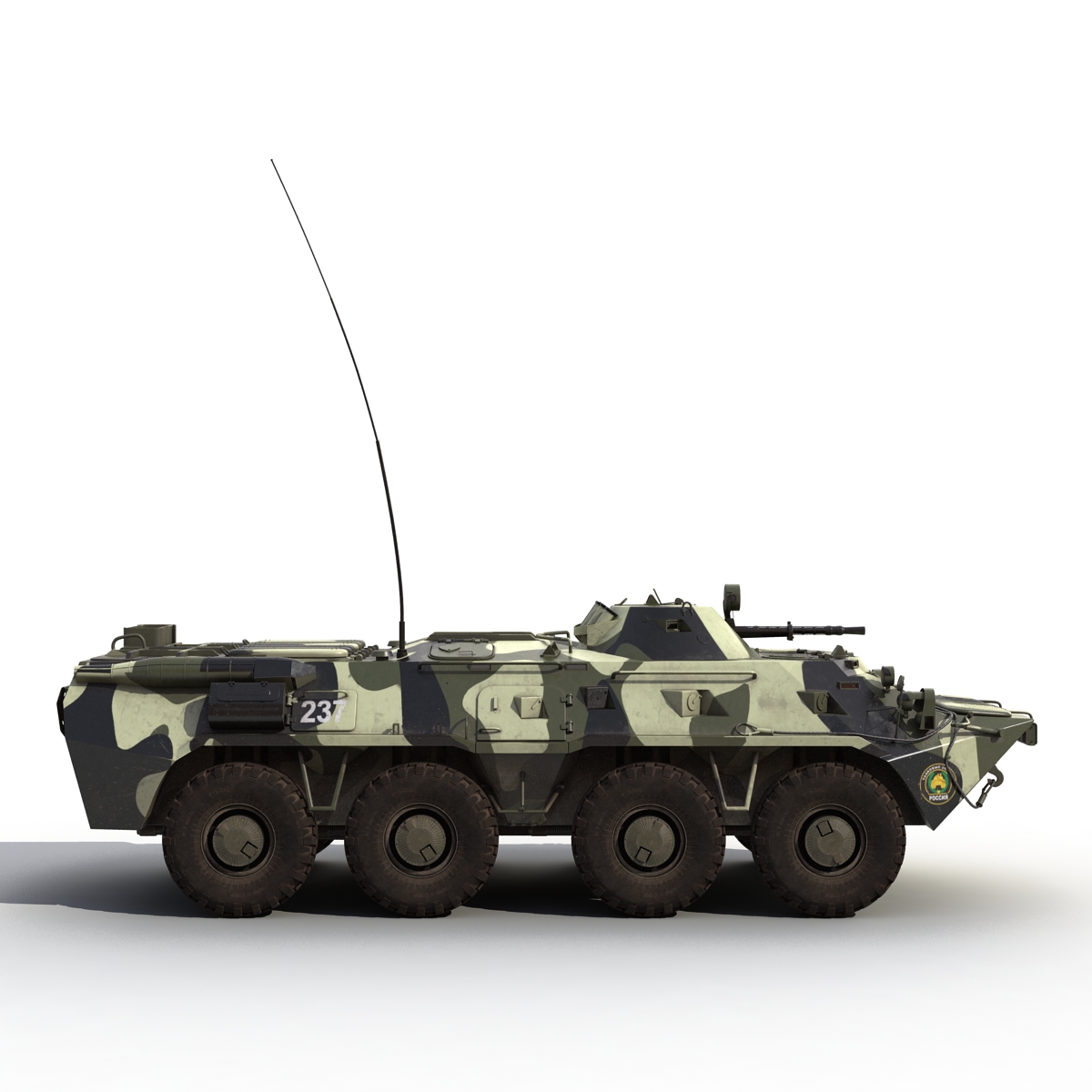 3D model BTR 80