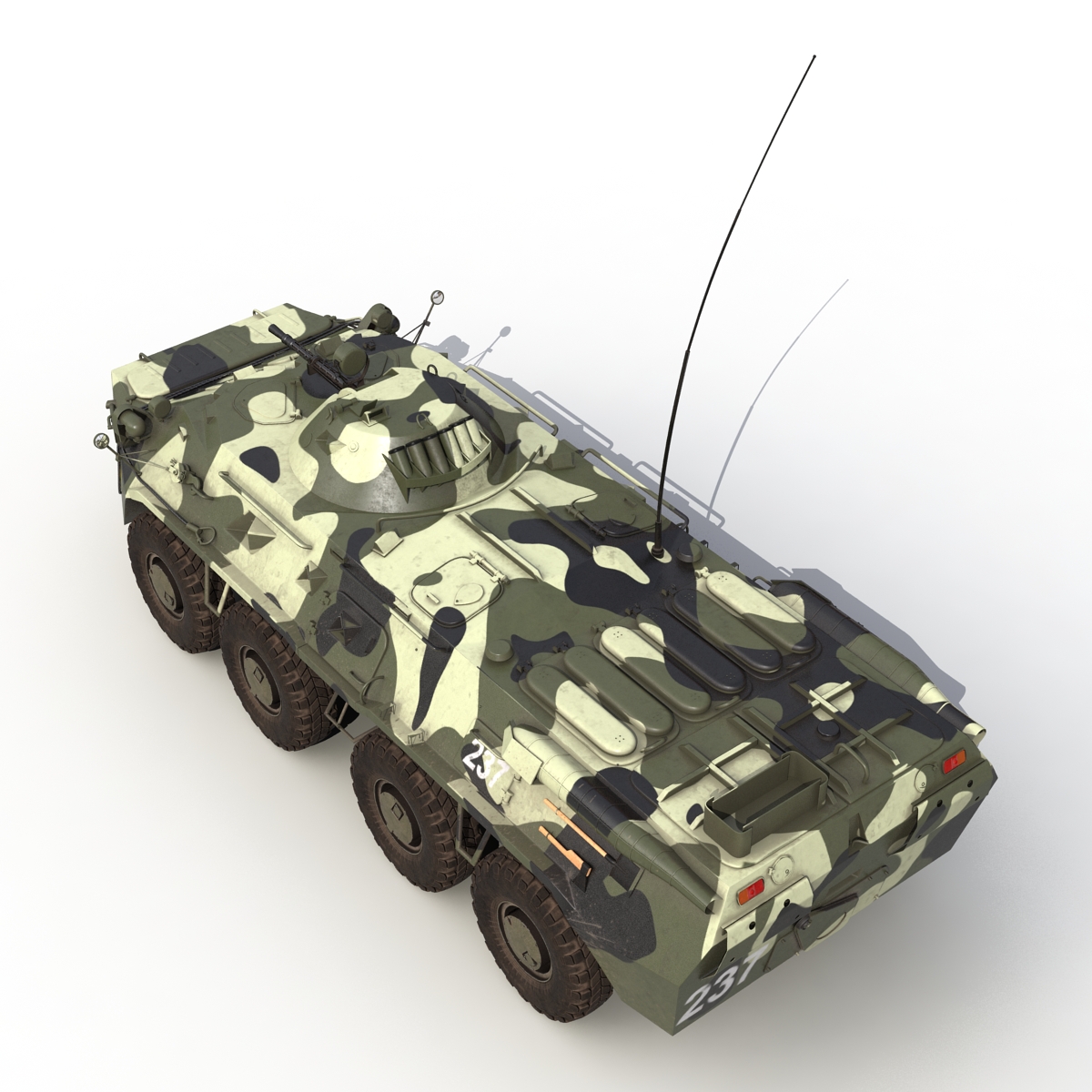 3D model BTR 80