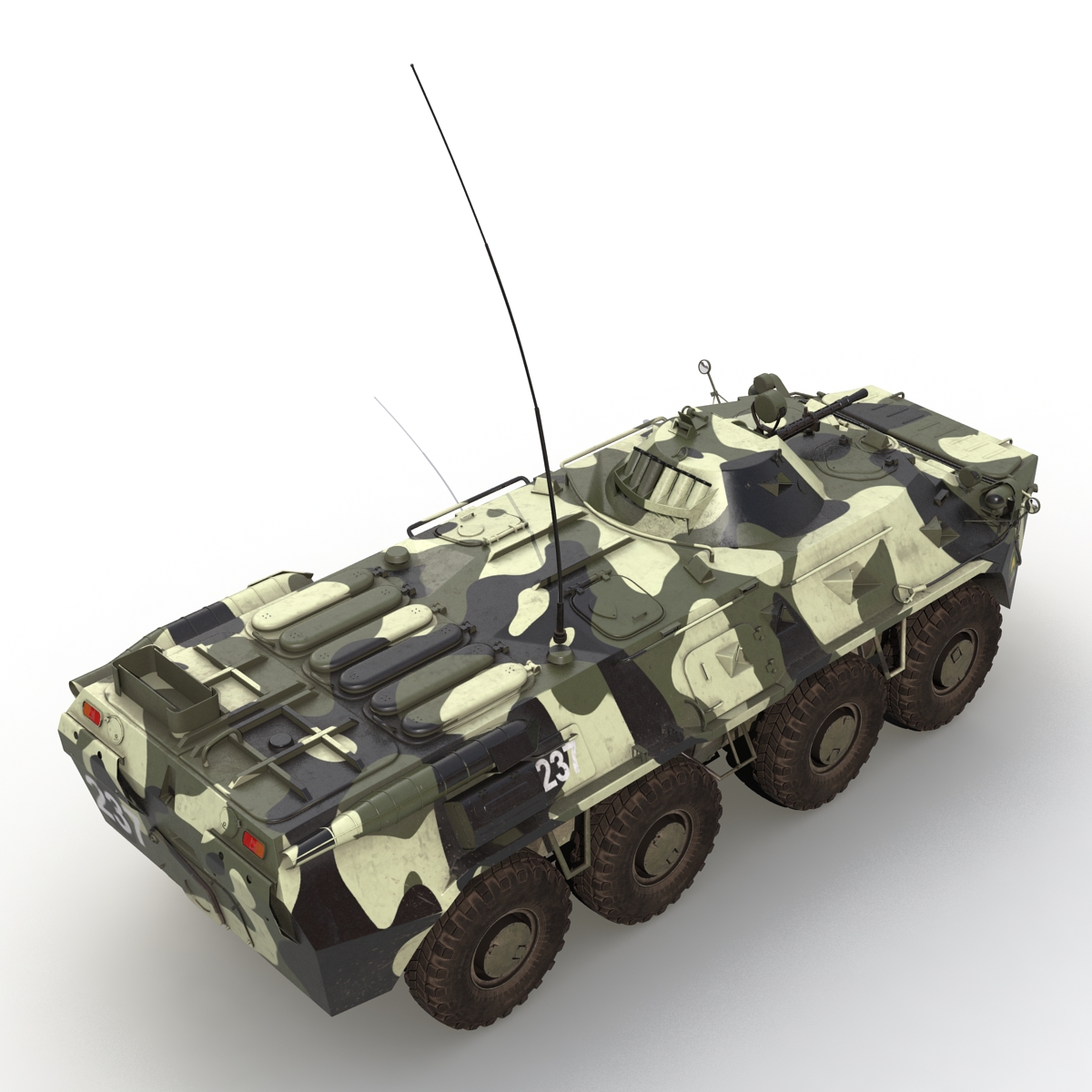 3D model BTR 80