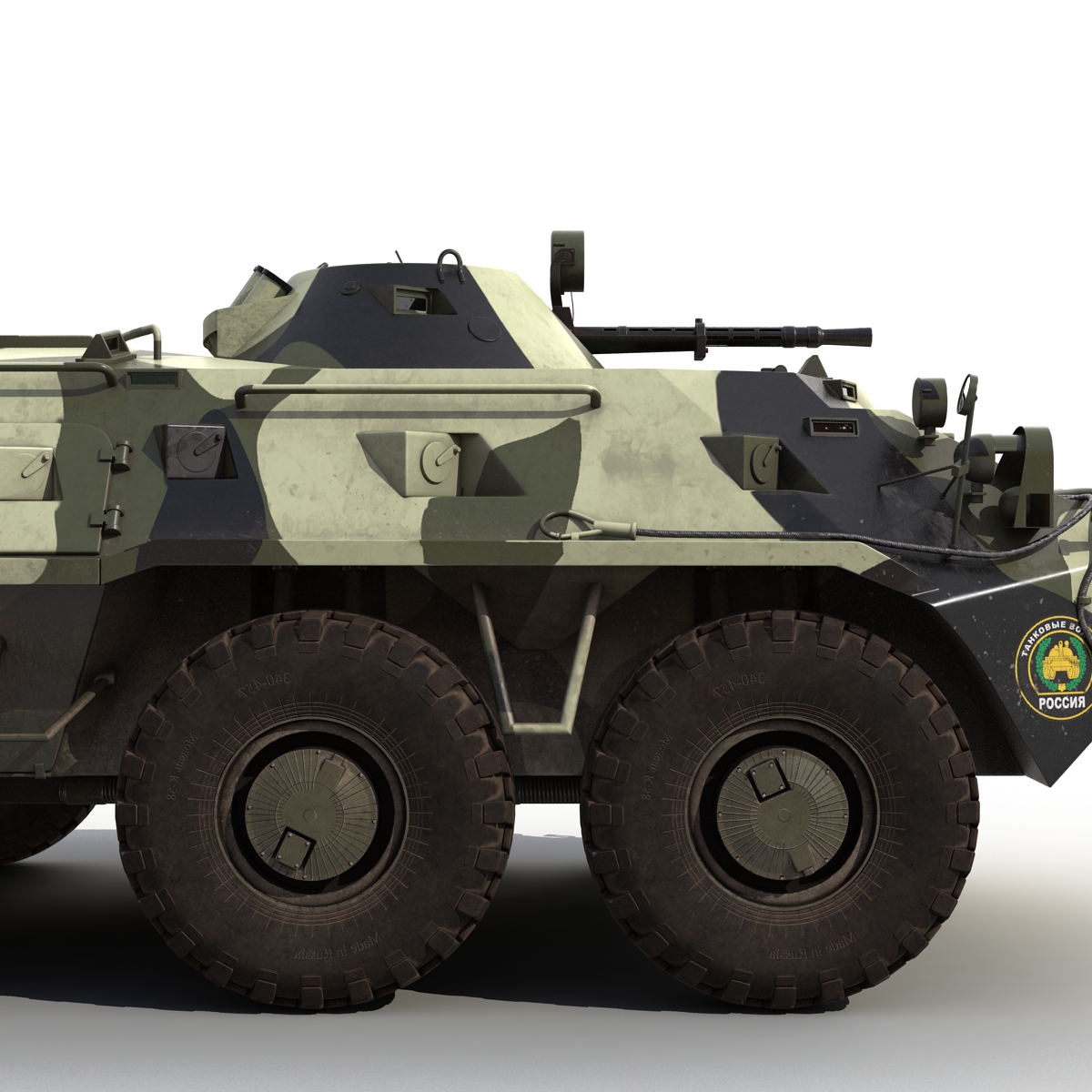 3D model BTR 80