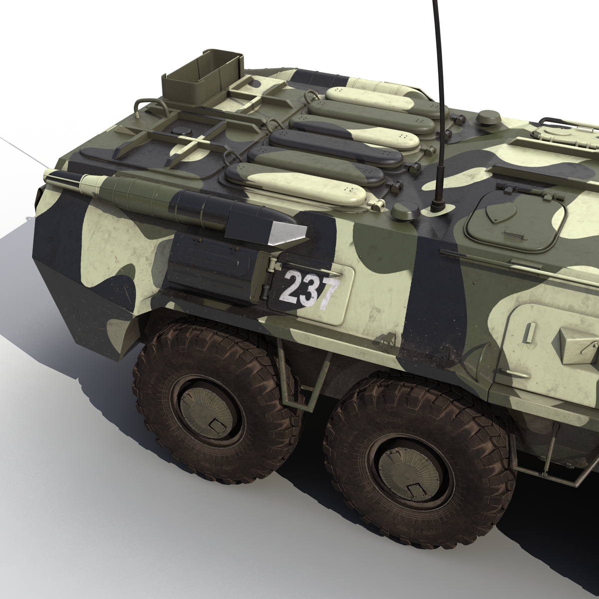 3D model BTR 80