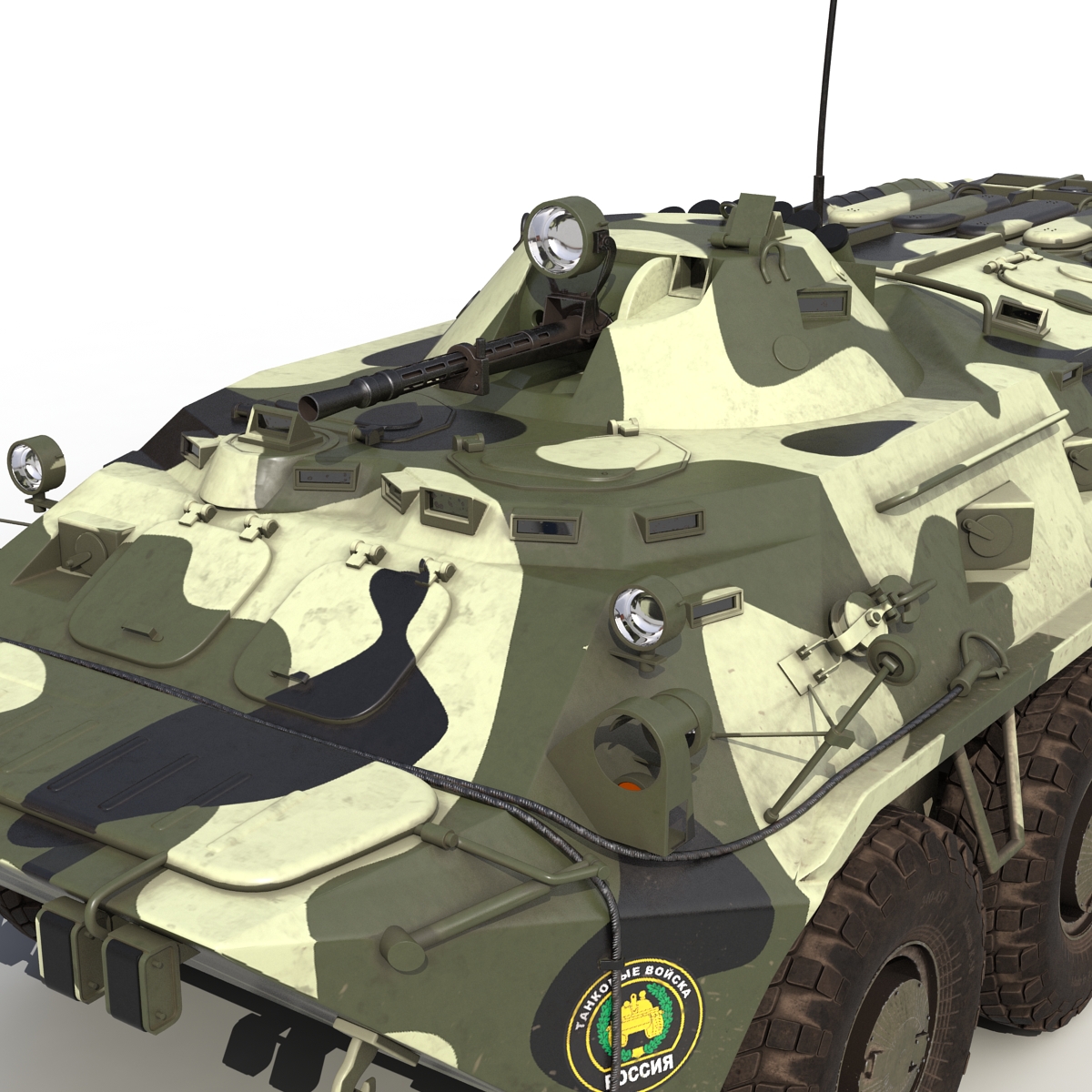 3D model BTR 80