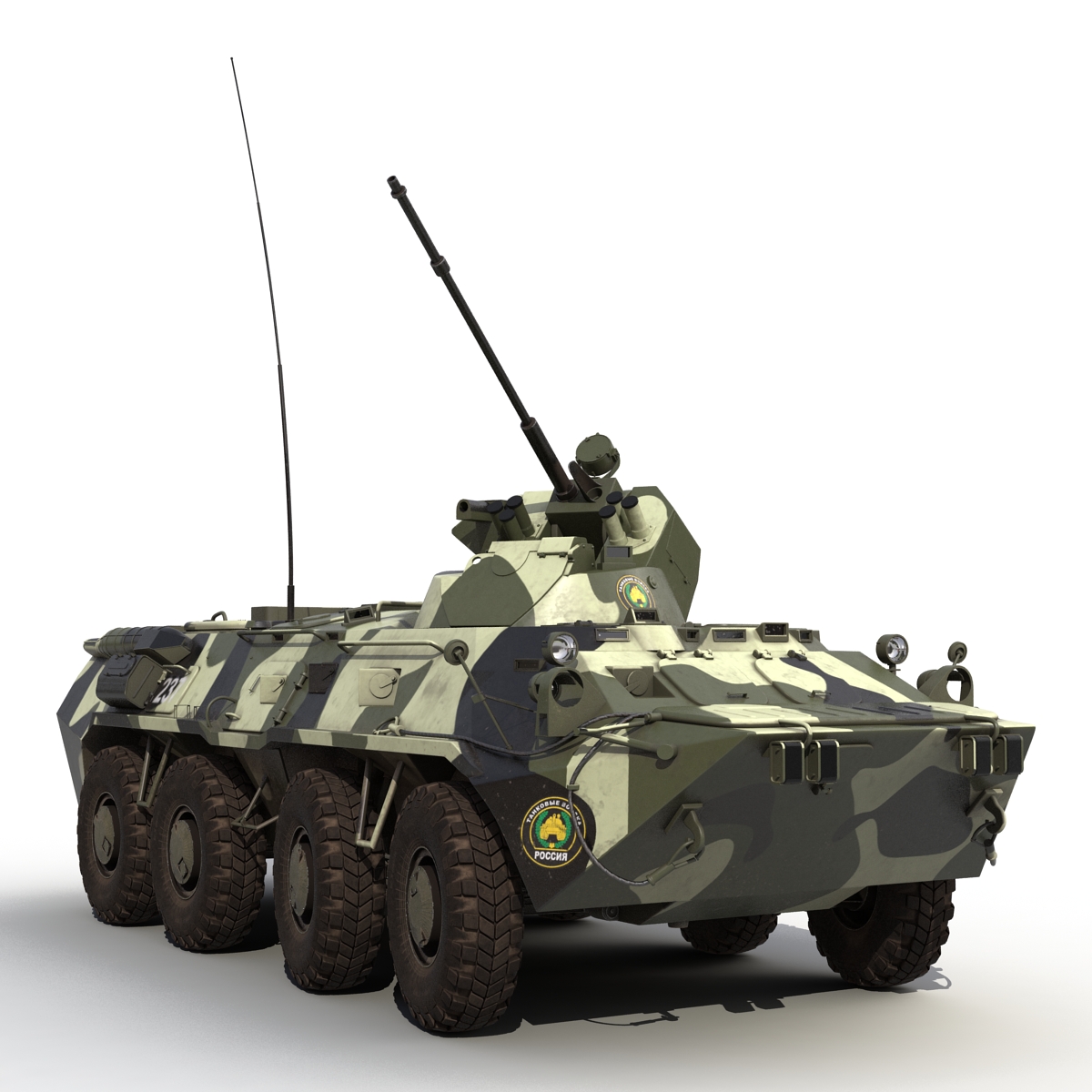 BTR 80A 3D model