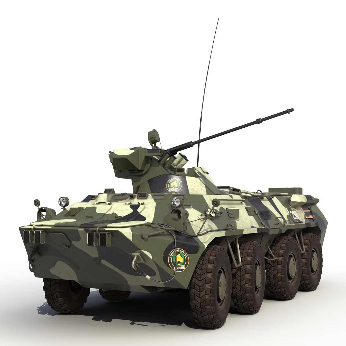 BTR 80A 3D model