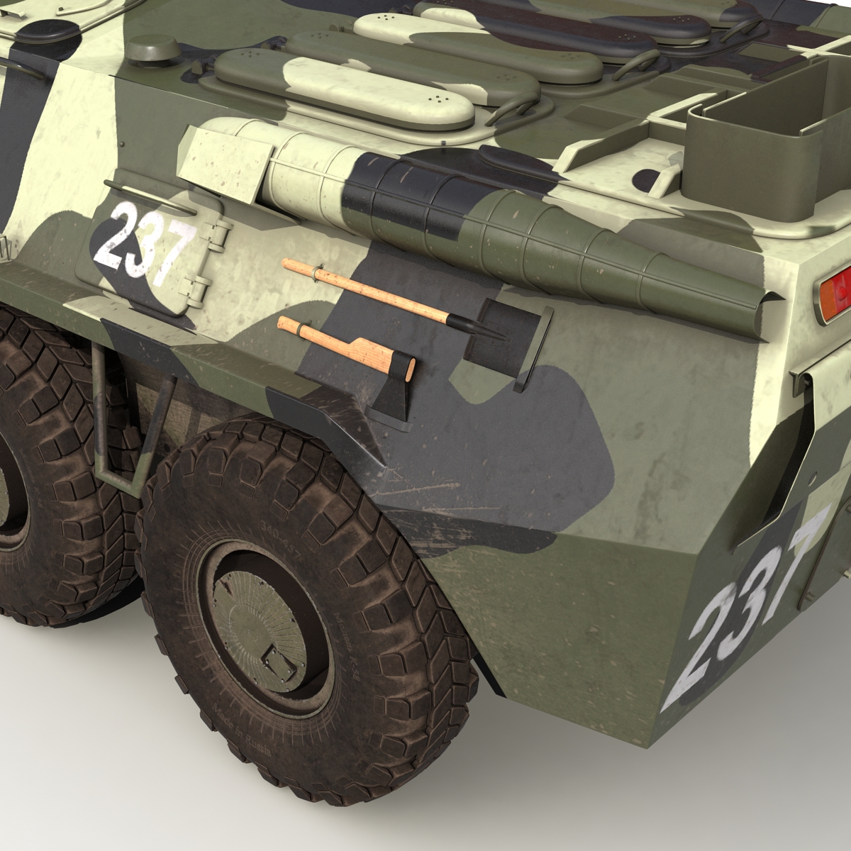 BTR 80A 3D model