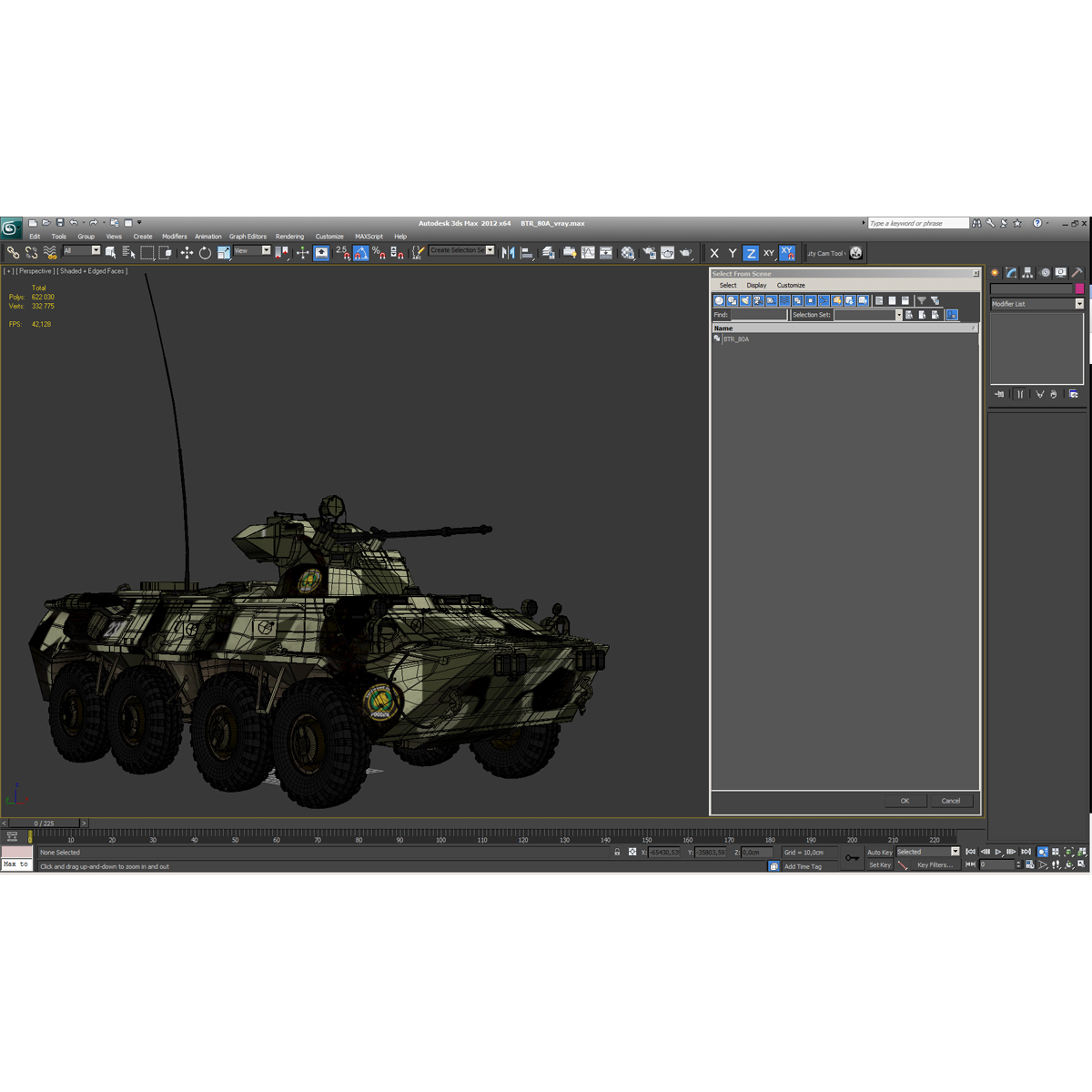 BTR 80A 3D model