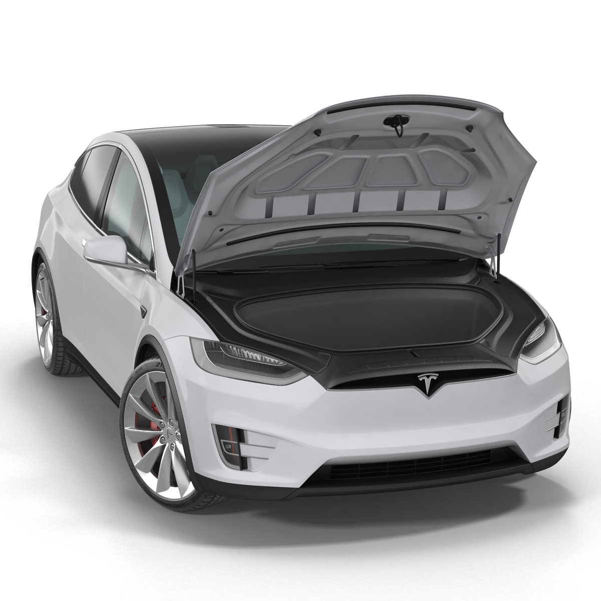 3D model Tesla Model X Rigged