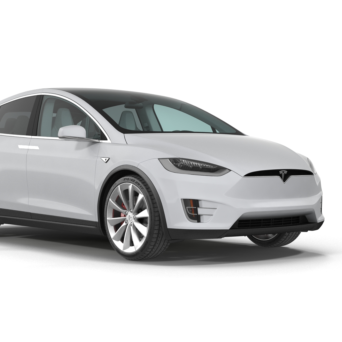 3D model Tesla Model X Rigged