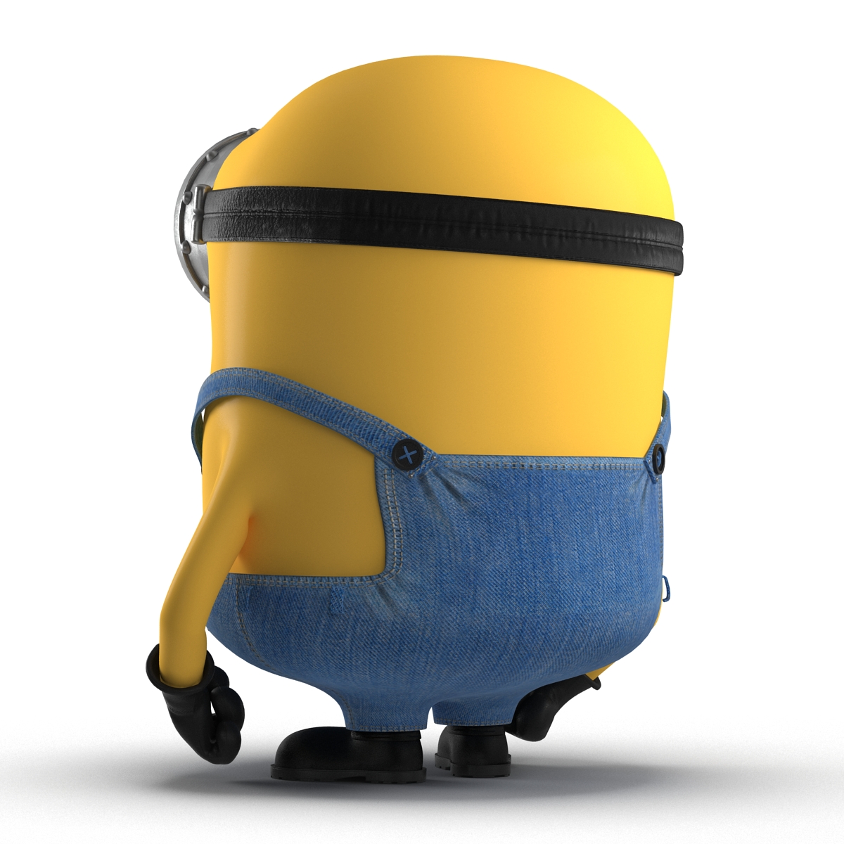 3D Short Two Eyed Minion Pose 2 model