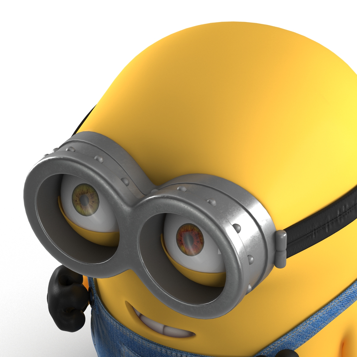 3D Short Two Eyed Minion Pose 3 model