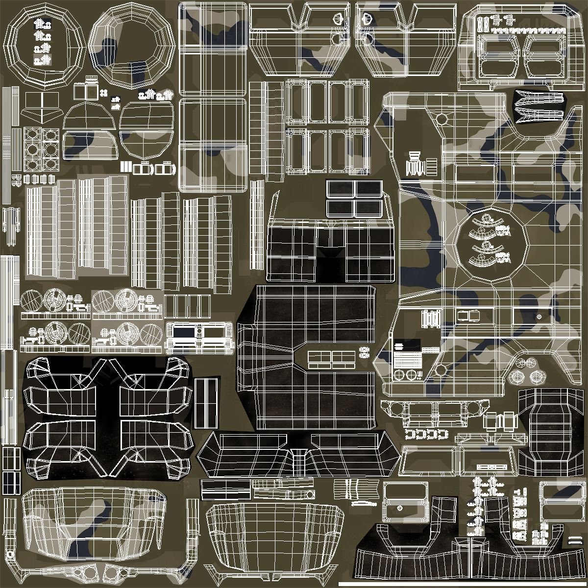 3D Infantry Mobility Vehicle GAZ Tigr M Rigged model