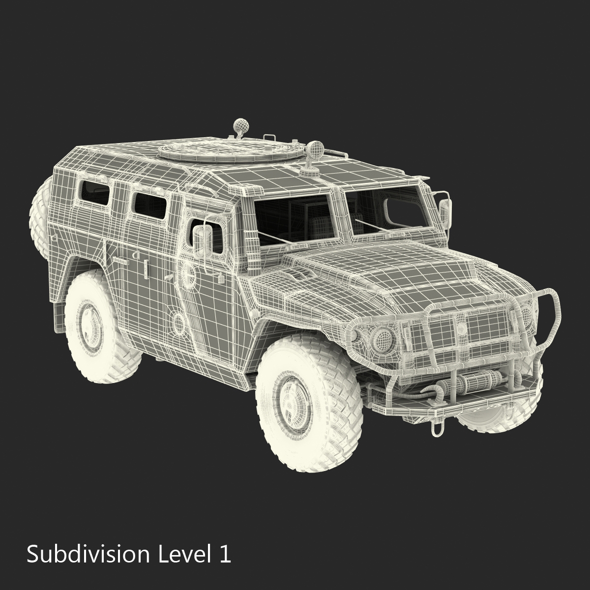 3D Infantry Mobility Vehicle GAZ Tigr M