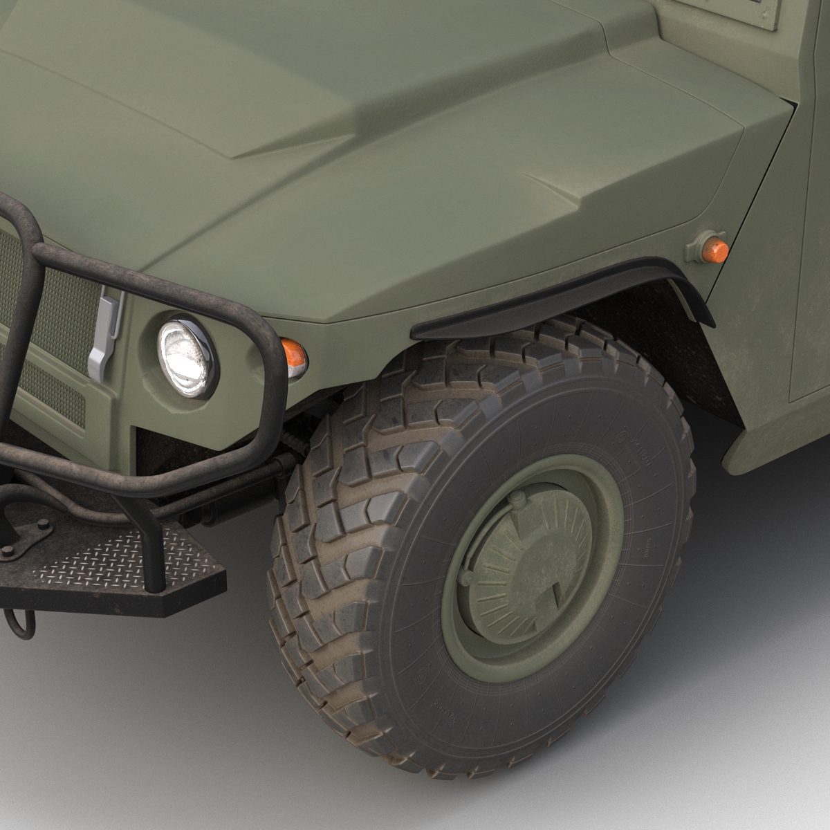 3D model Russian Mobility Vehicle GAZ Tigr M