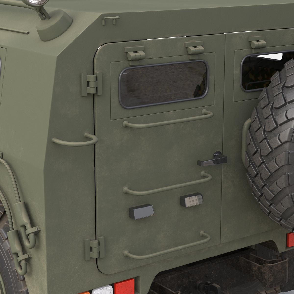 3D model Russian Mobility Vehicle GAZ Tigr M