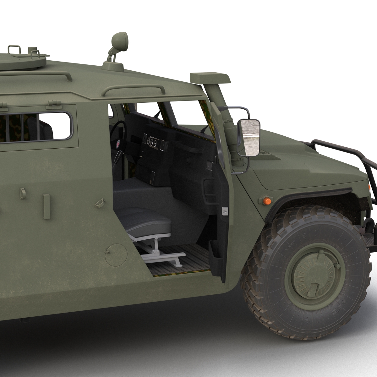 3D model Russian Mobility Vehicle GAZ Tigr M