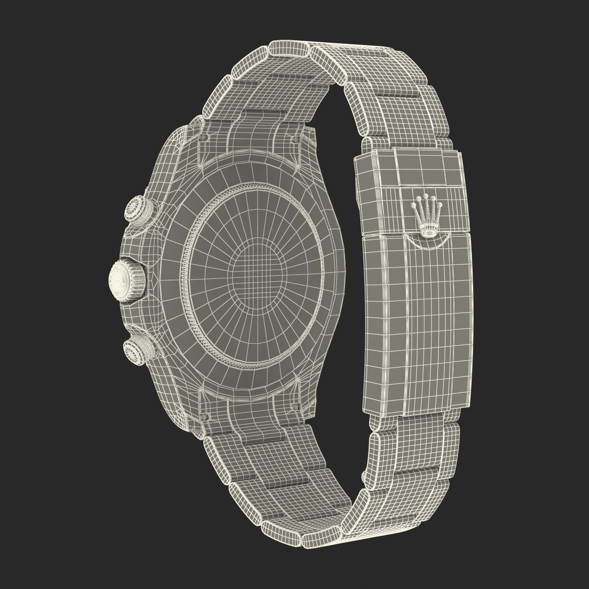 Rolex Yachtmaster II Yellow Gold 3D