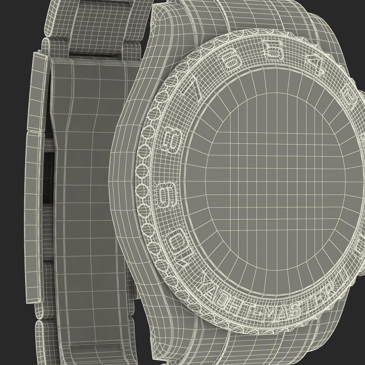 Rolex Yachtmaster II Yellow Gold 3D