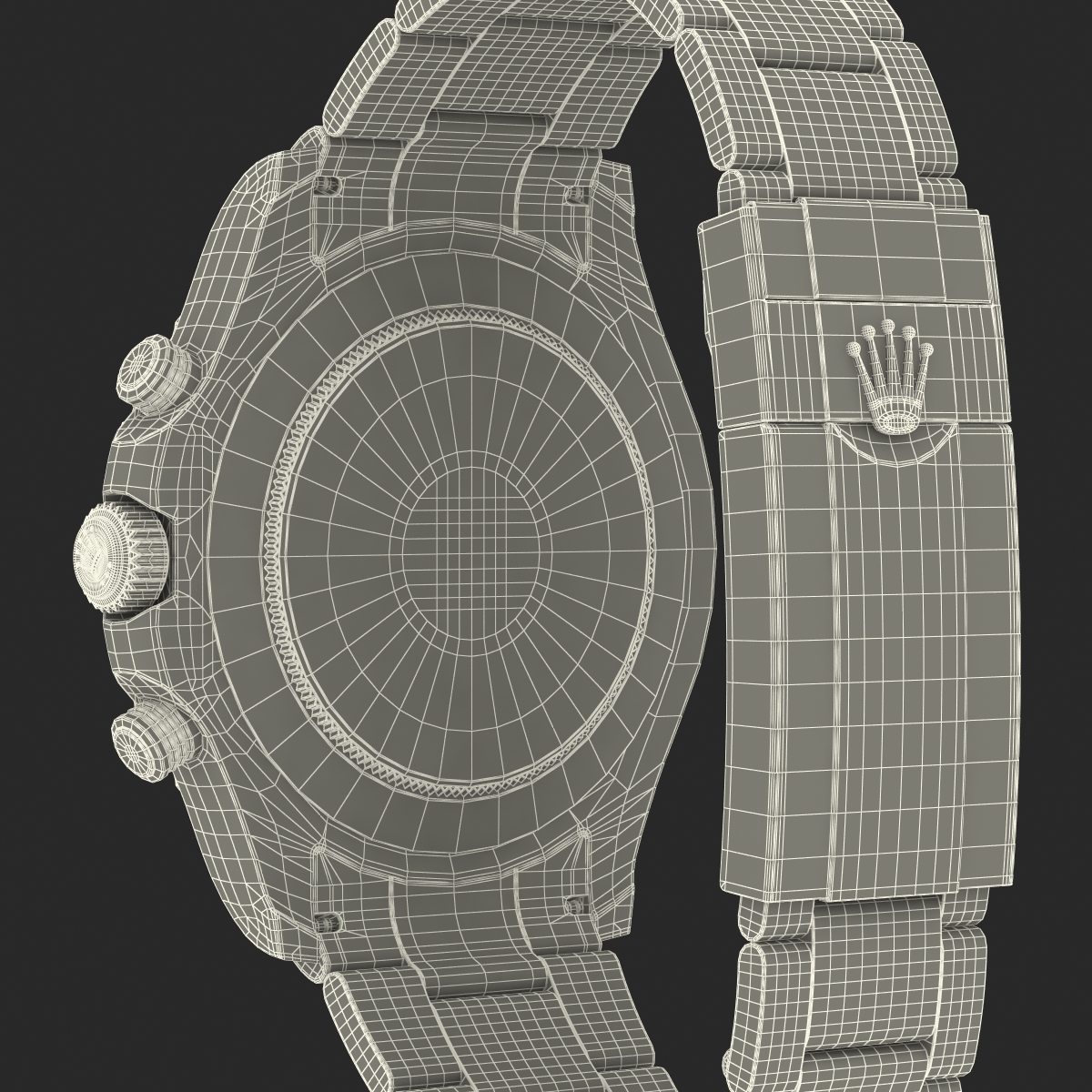 Rolex Yachtmaster II Yellow Gold 3D