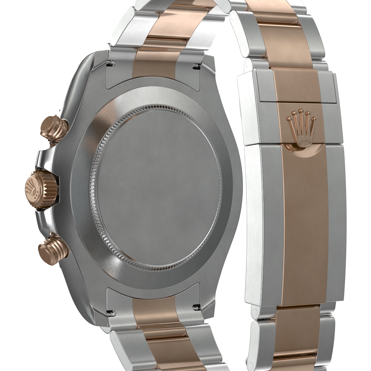 3D model Rolex Yachtmaster II Steel and Gold