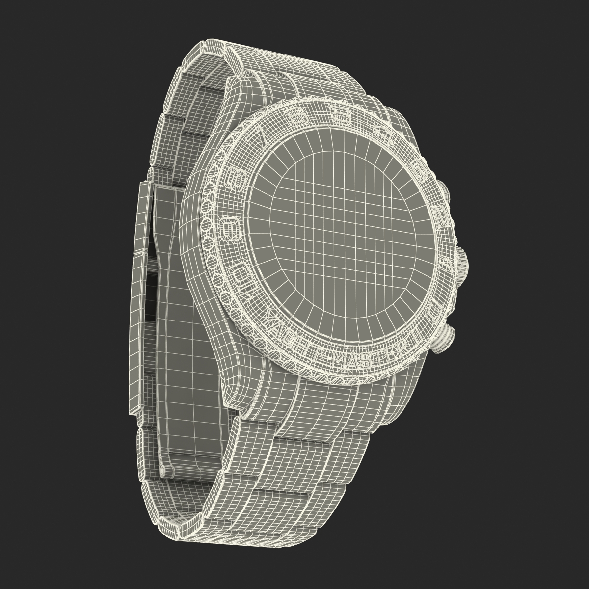 3D model Rolex Yachtmaster II Steel and Gold