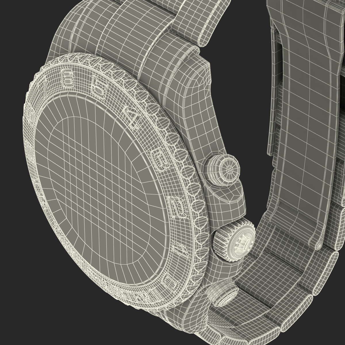 3D model Rolex Yachtmaster II Steel and Gold