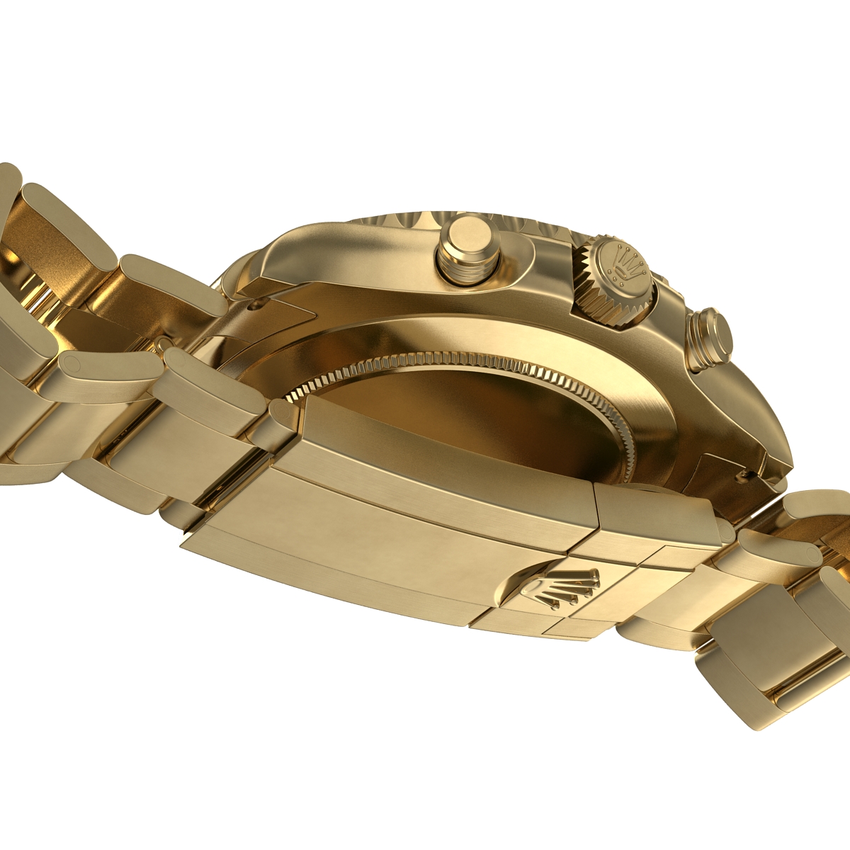 Rolex Yachtmaster II Oyster Gold 3D