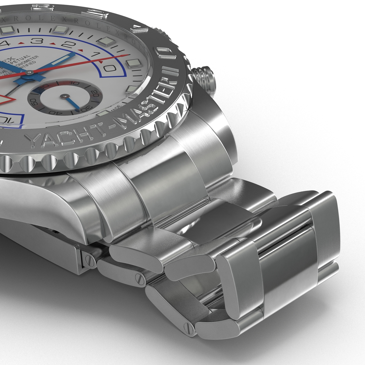 Rolex Yachtmaster II Platinum 3D model