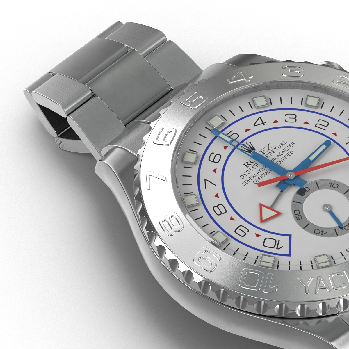 Rolex Yachtmaster II Platinum 3D model