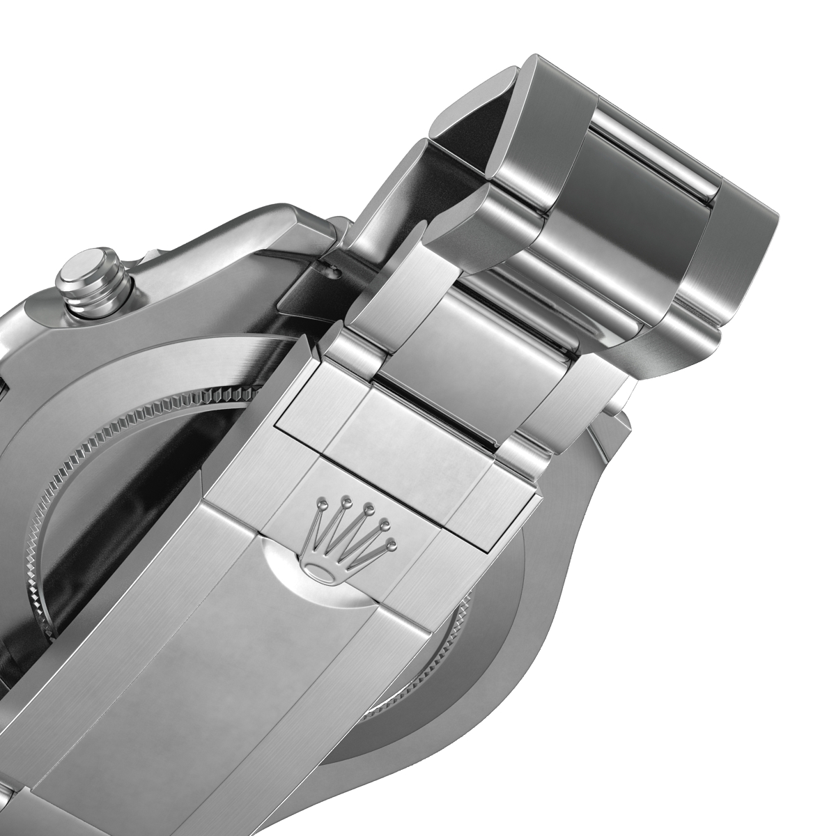 Rolex Yachtmaster II Platinum 3D model