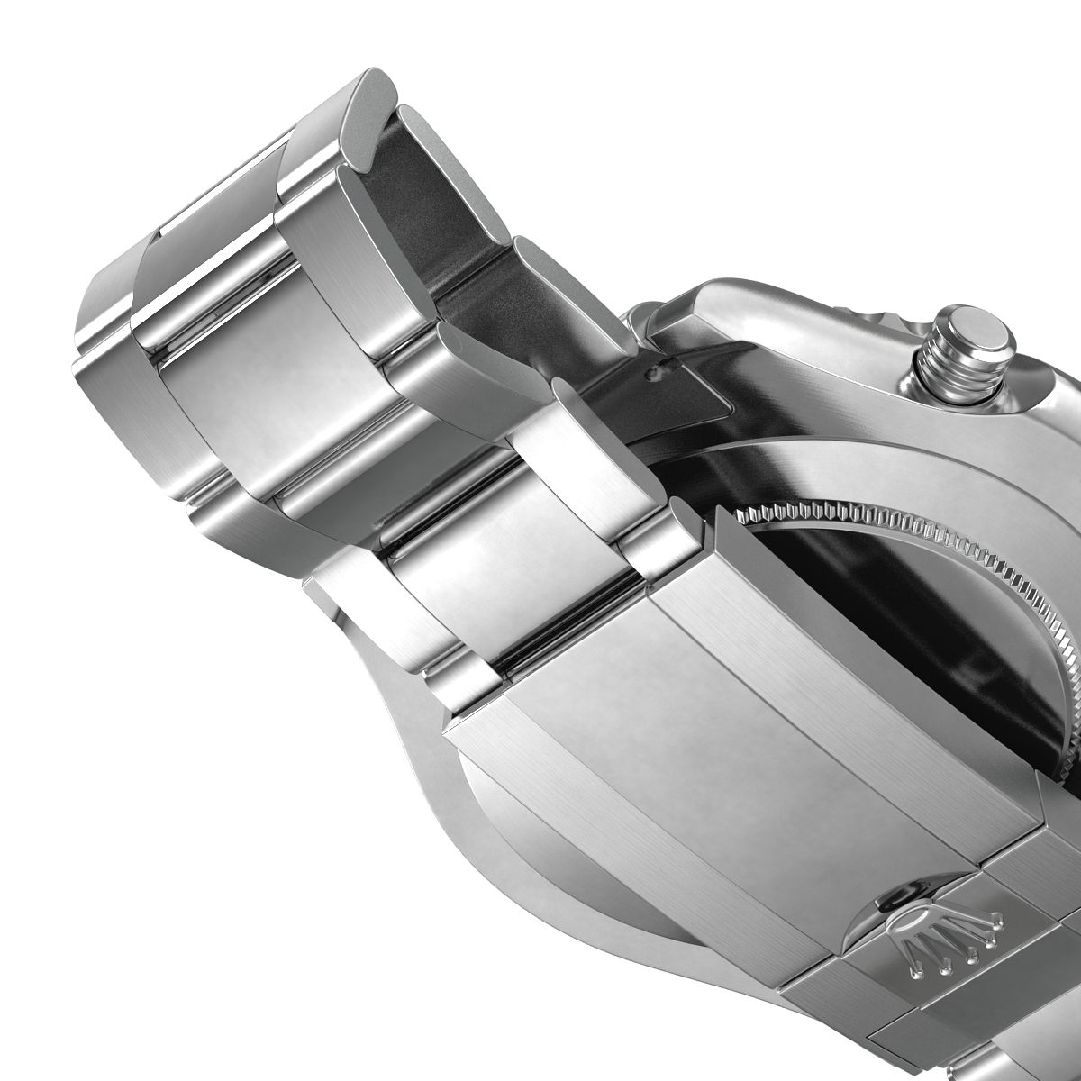 Rolex Yachtmaster II Platinum 3D model