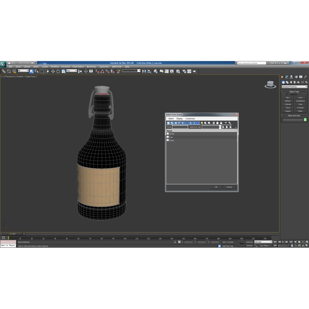 3D Cold Brew Bottle 2 model