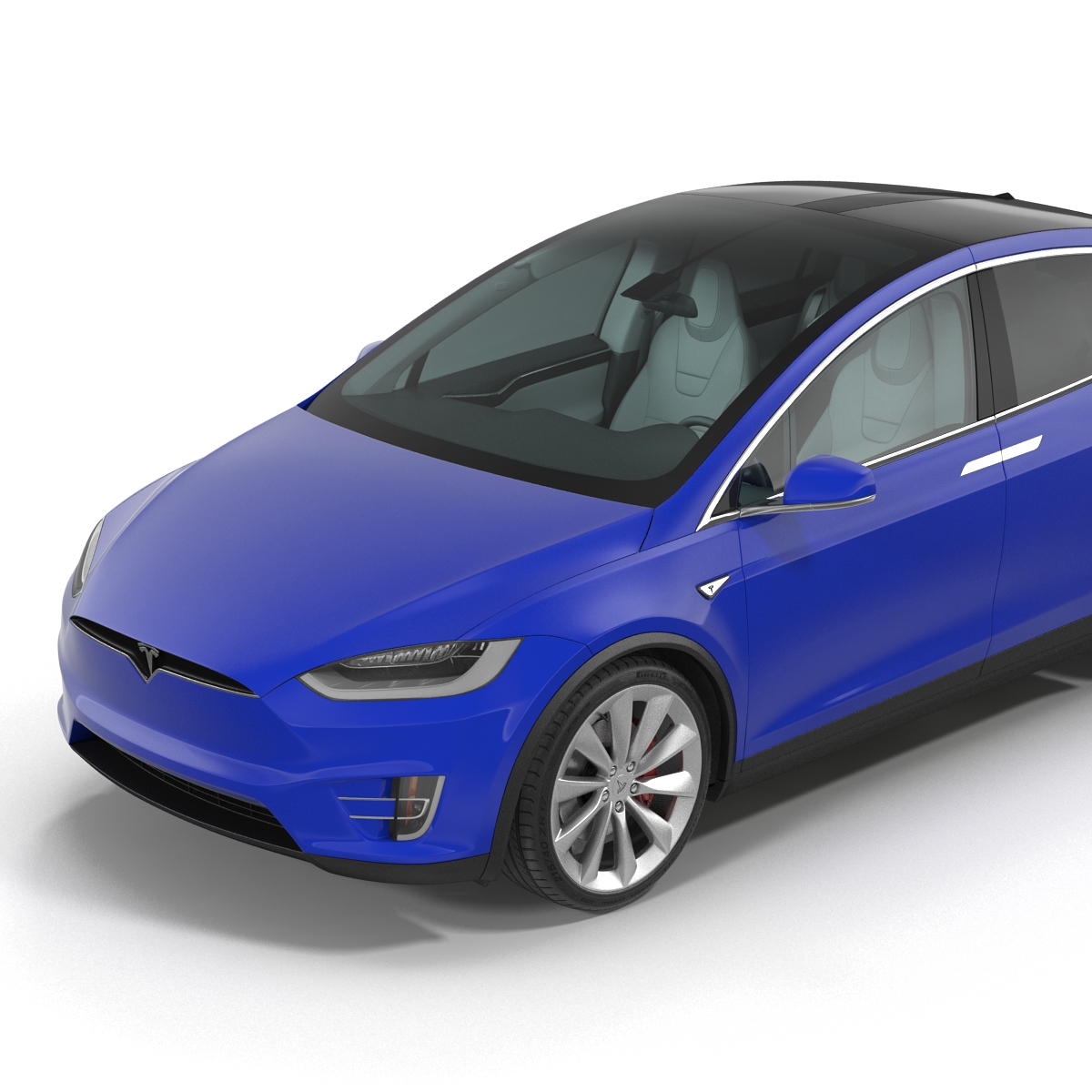 3D Tesla Model X model