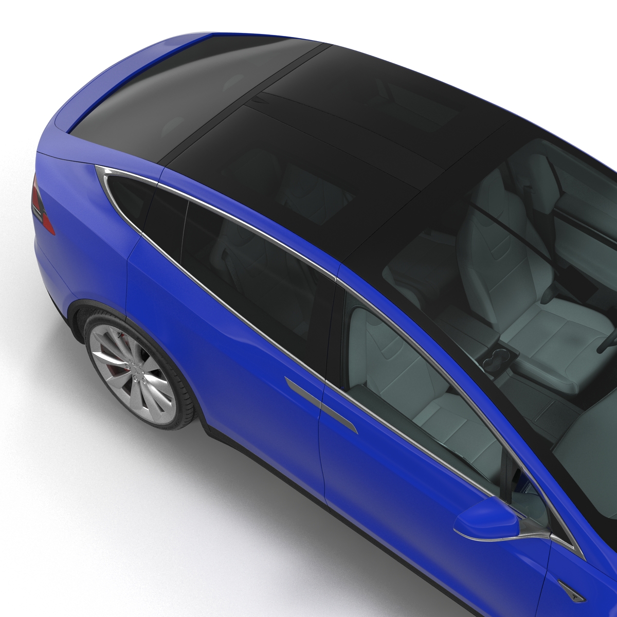 3D Tesla Model X model