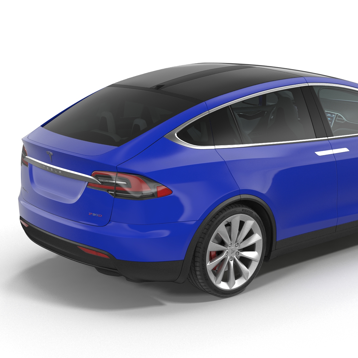 3D Tesla Model X model