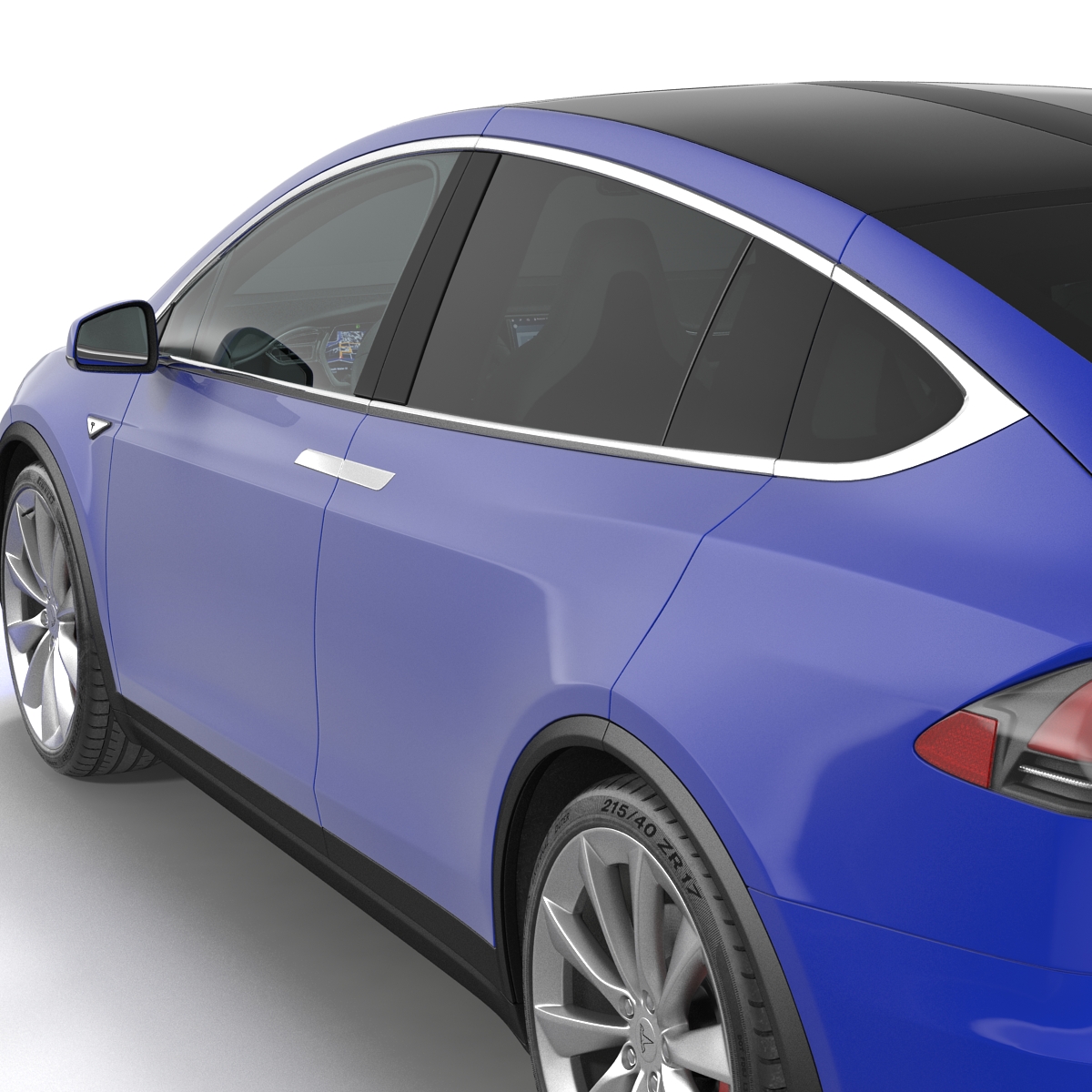 3D Tesla Model X model